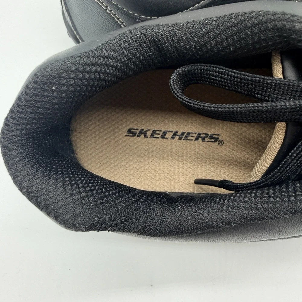 Skechers Shoes Men's Size 11 Black Citywalk Malton Leather Oxford